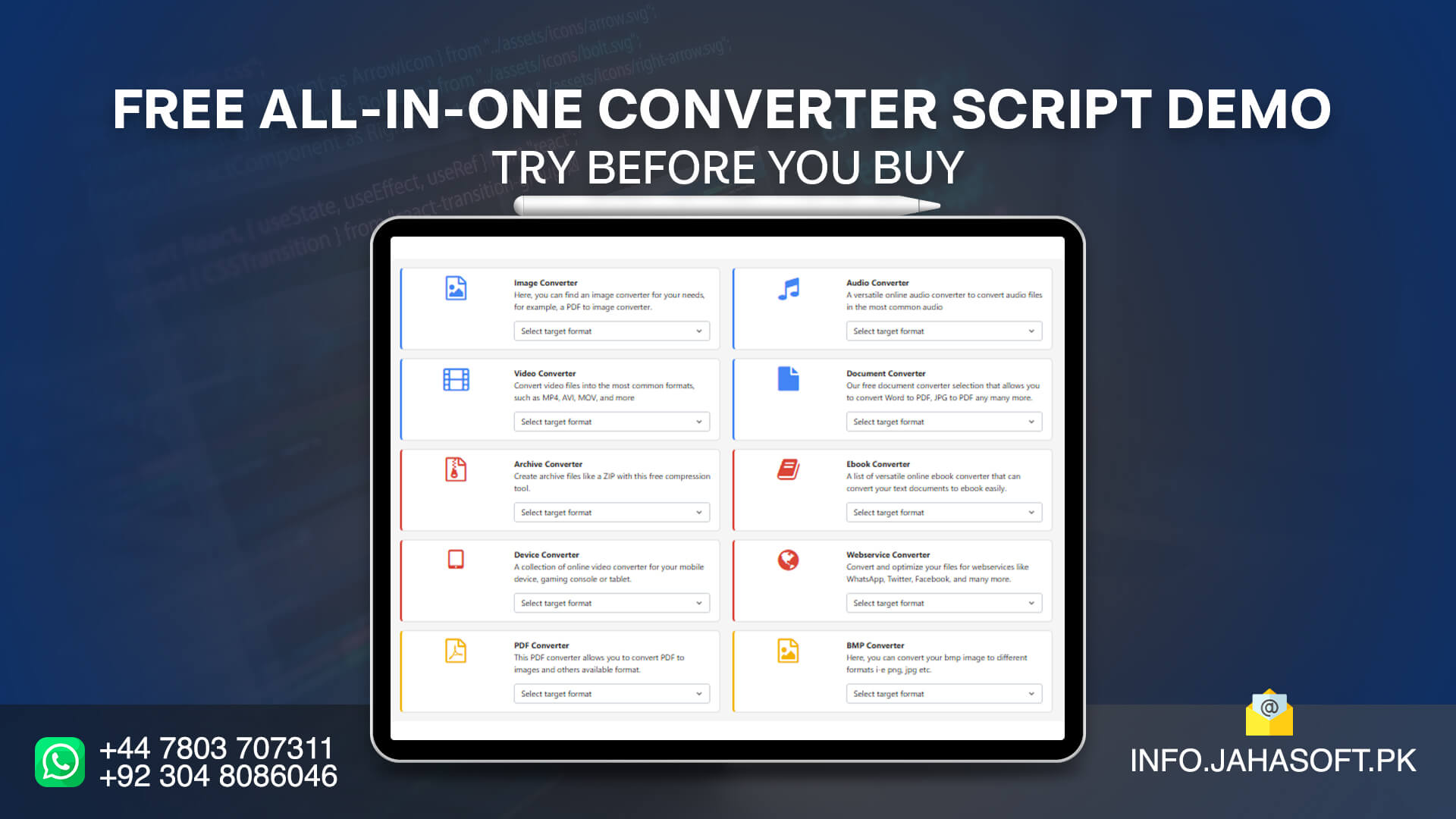 Free All-in-One Converter Script Demo – Try Before You Buy
