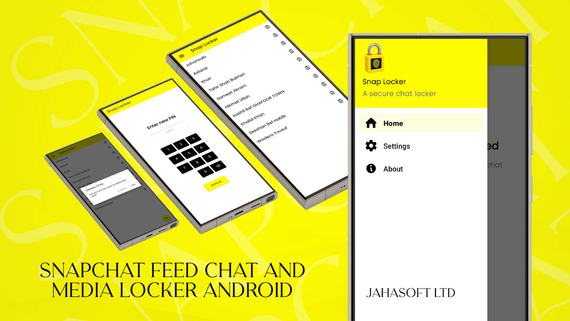 Snapchat Feed Chat and Media Locker Android
