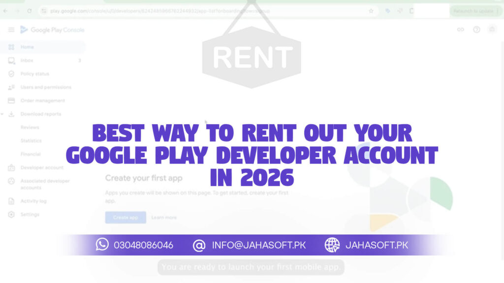 Best Way to Rent Out Your Google Play Developer Account in 2026