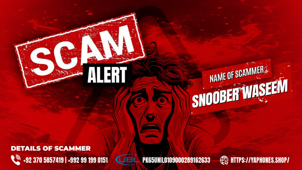 Snoober Waseem (YaPhones.Shop): Our Documented Experience as a Service Provider